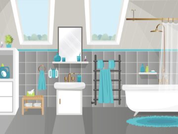 Undgå ulykker i badet bathroom, bath, restroom